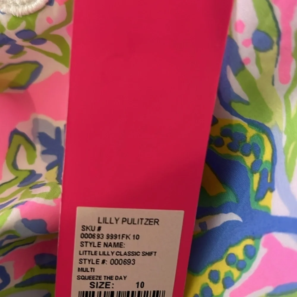 Lilly Pulitzer GIRLS' LITTLE LILLY CLASSIC SHIFT DRESS Multi Squeeze the day